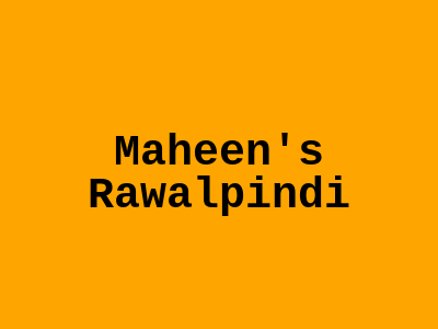 Maheen's Salon Rawalpindi