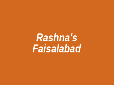 Rashna's Salon Faisalabad