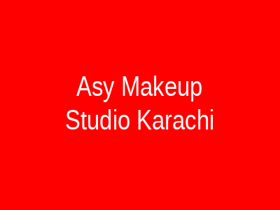 Asy Makeup Studio Karachi