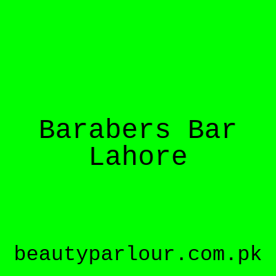 Baraber's Bar Lahore