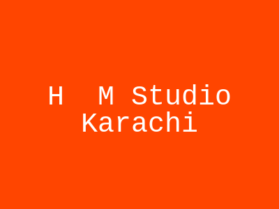 H & M Studio Karachi