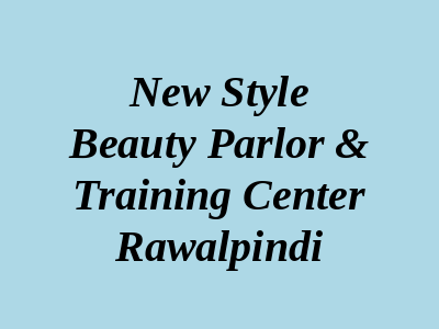 New style Beauty Parlor Rawalpindi